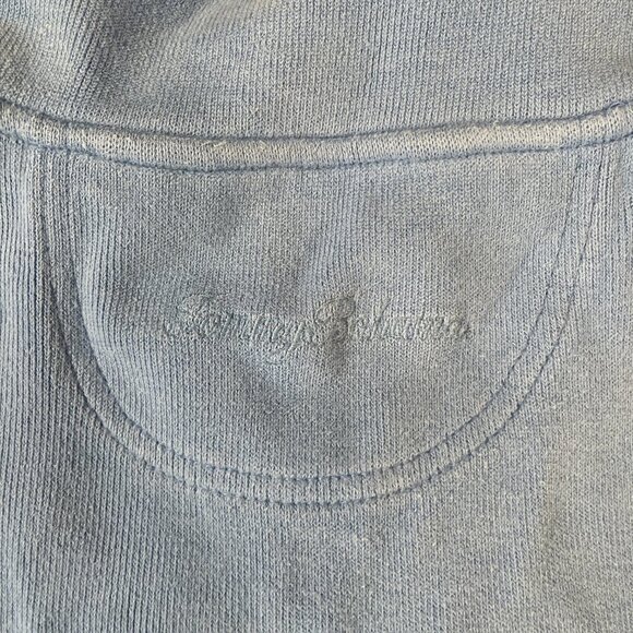 Tommy Bahama Quarter Zip Pullover Sweatshirt in Baby Blue - Size Small (4/6) - Picture 9 of 12